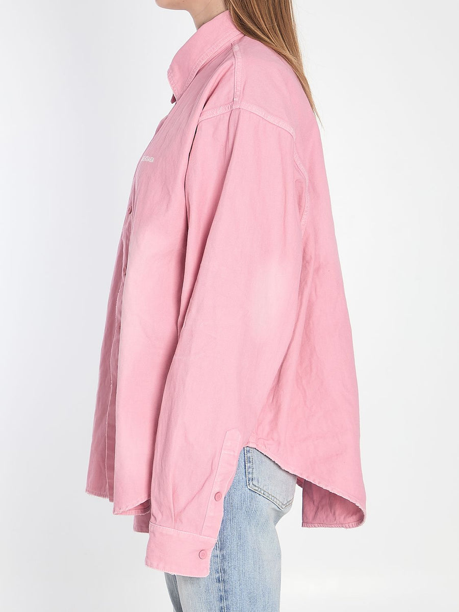 BALENCIAGA Oversize Denim Shirt - Large Fit