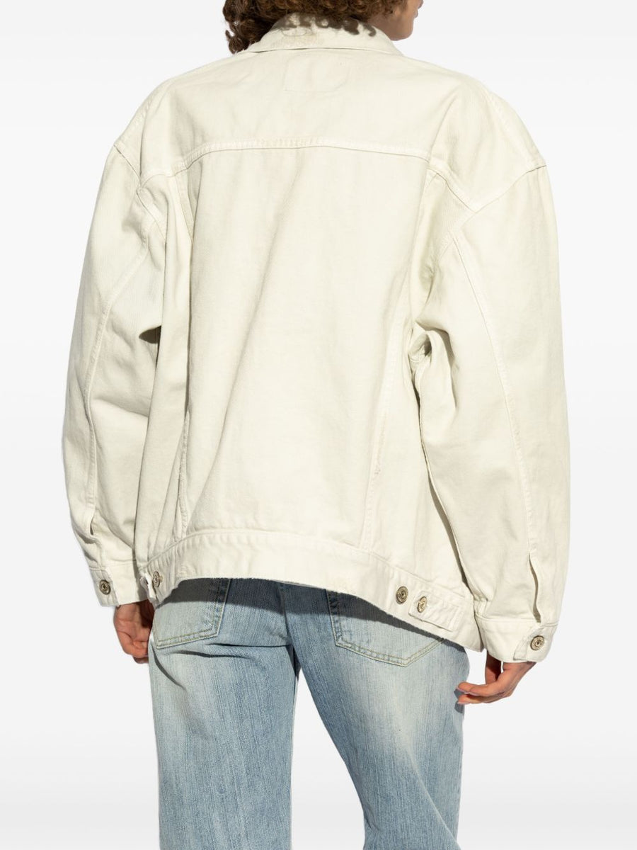 BALENCIAGA Cotton Jacket with Front Button Fastening for Women