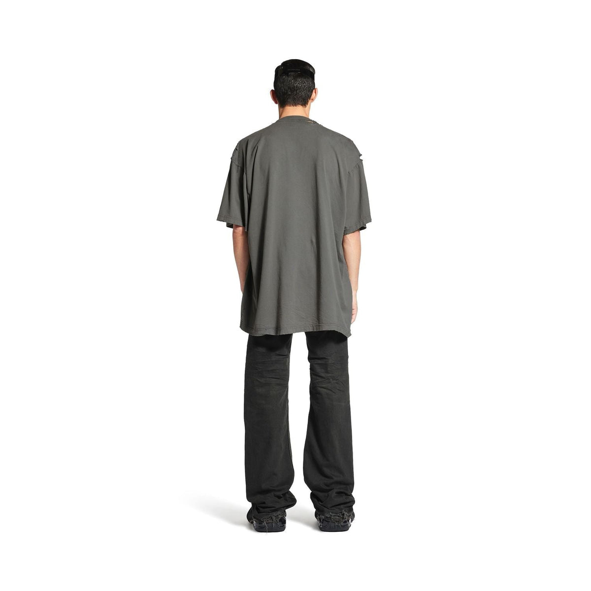 BALENCIAGA Human Being Crew Neck T-Shirt