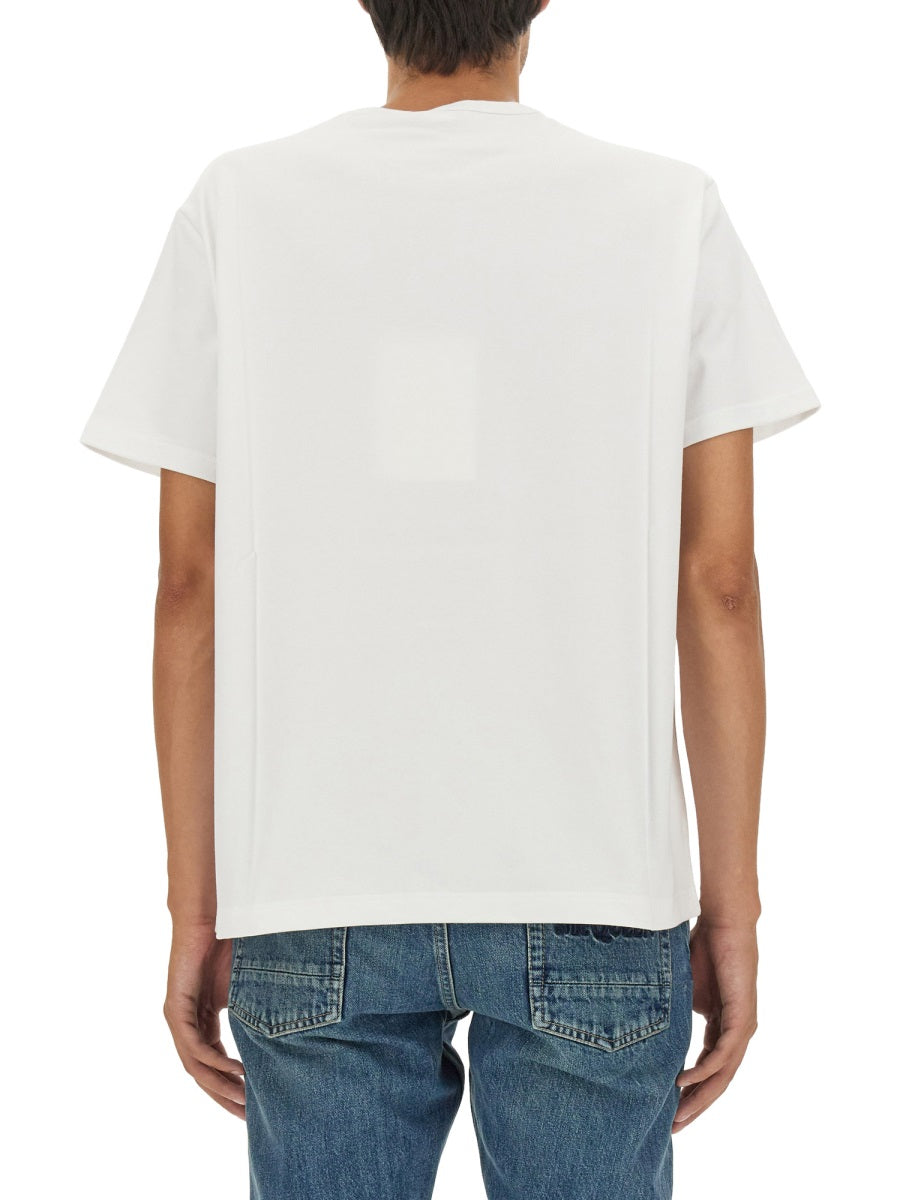 Alexander Mcqueen Men Skull Logo T-Shirt