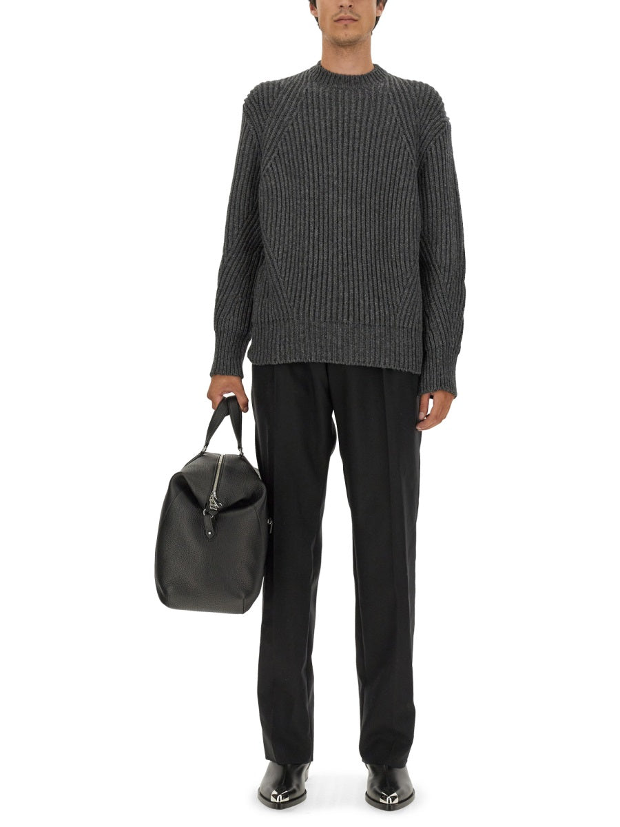 Alexander Mcqueen Men Wool Jersey.