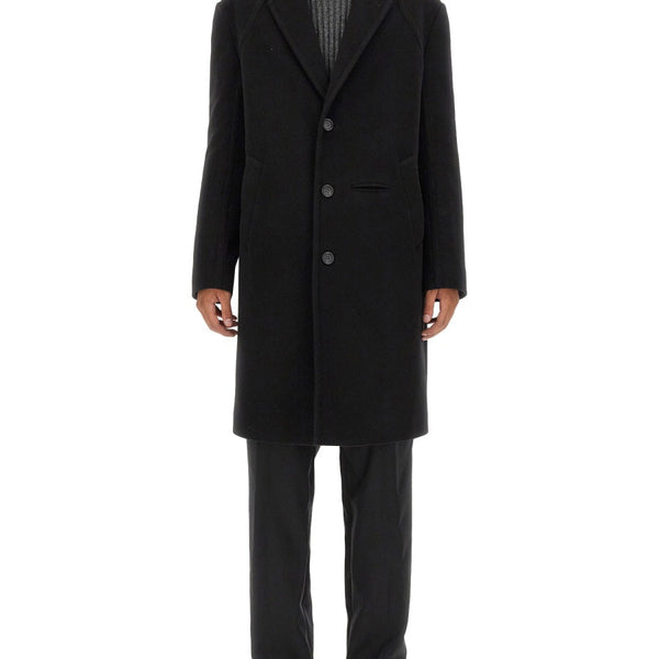 Alexander Mcqueen Men Single-Breasted Coat