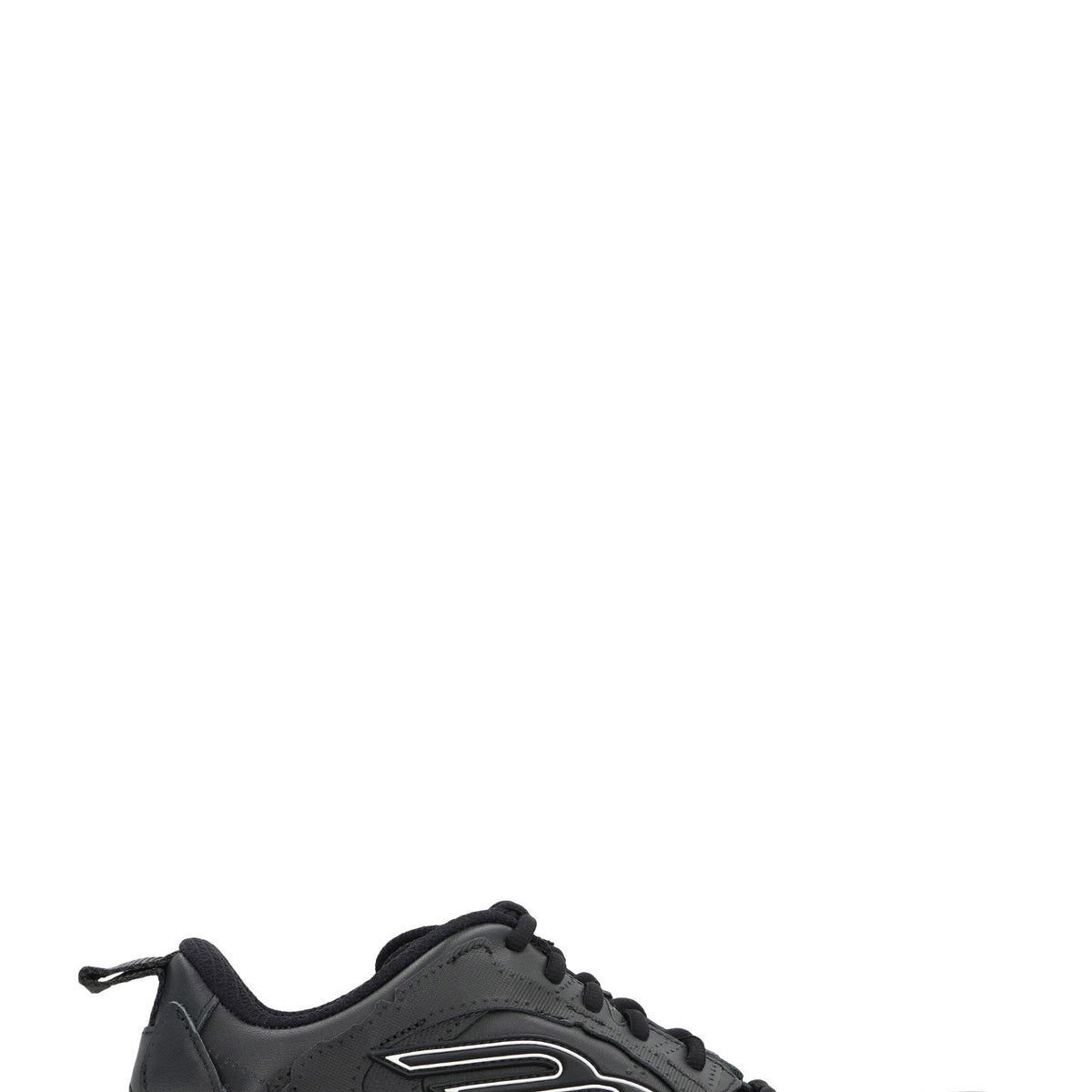 BALENCIAGA Leather and Fabric Low-Top Sneakers for Women