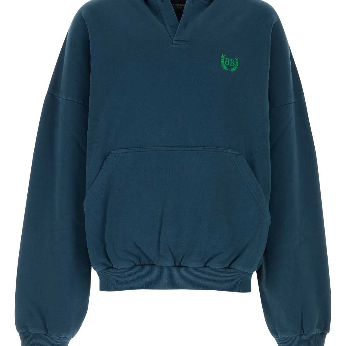 BALENCIAGA Oversized Cotton Hoodie for Men