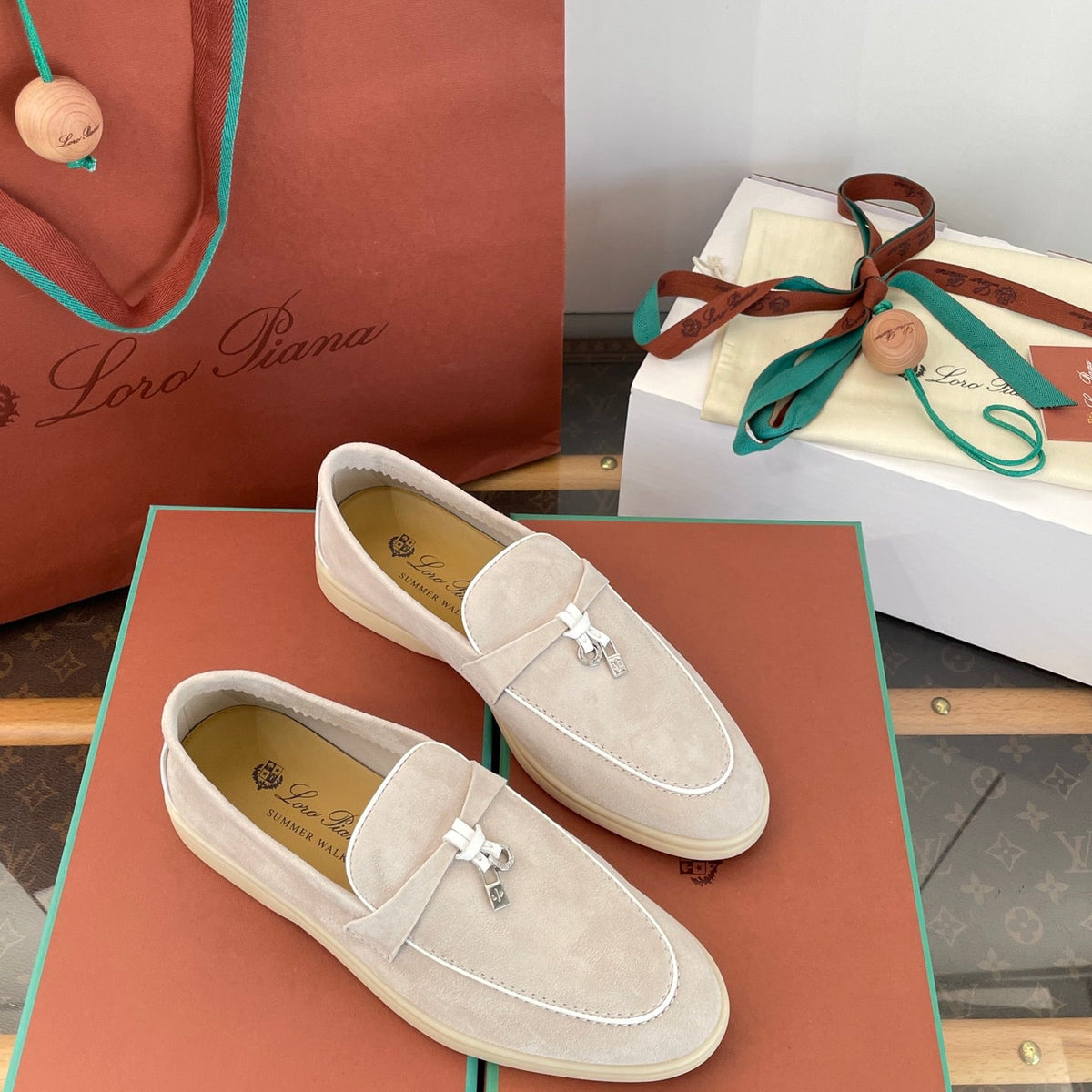 LORO P SUMMER CHARMS LOAFERS