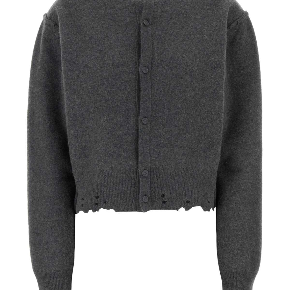 BALENCIAGA Cashmere Blend Inside-Out Cardigan