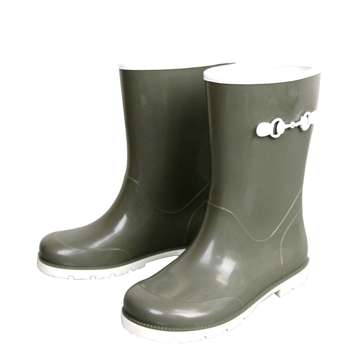 Gucci Kids Rain Boot With Horsebit