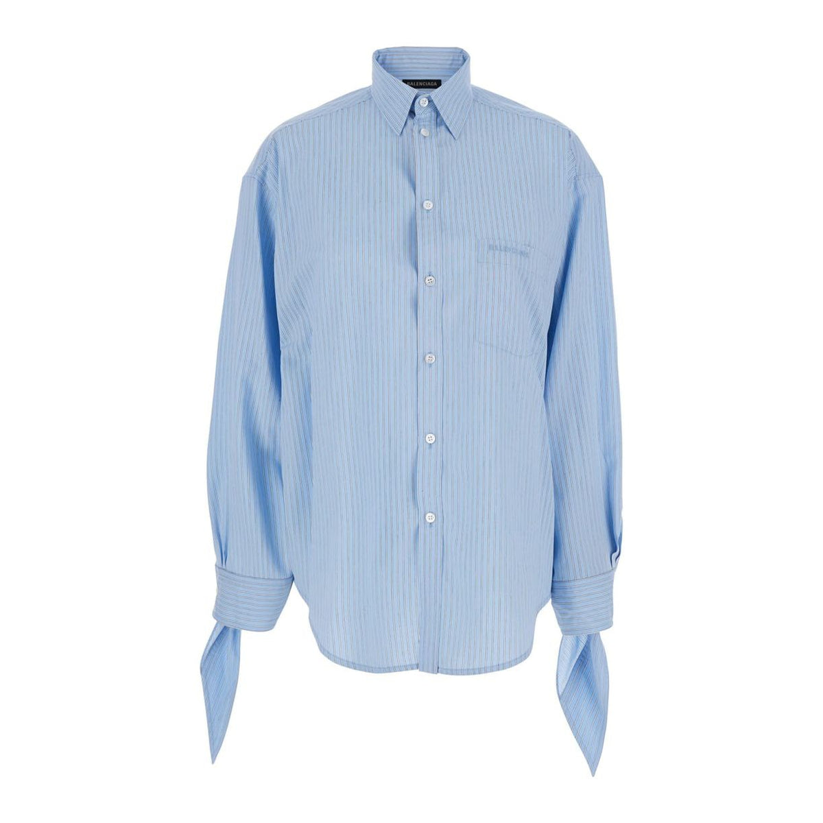 BALENCIAGA Knot-Detail Cuff Blouse