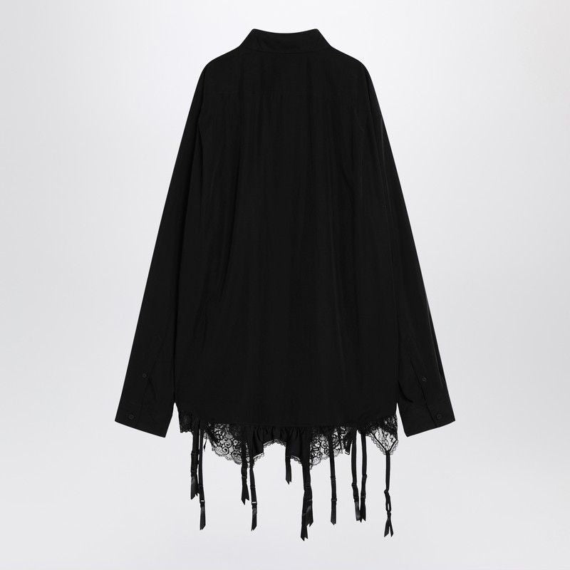 BALENCIAGA Lingerie-Style Mini Shirt