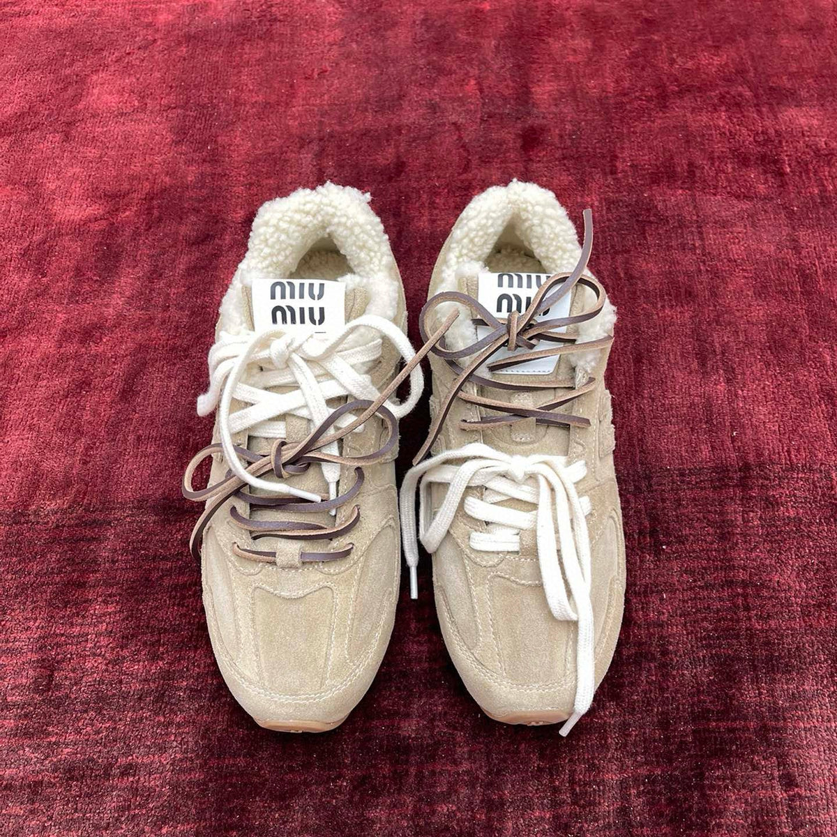 MIU M x NEW BALANCE TRAINERS