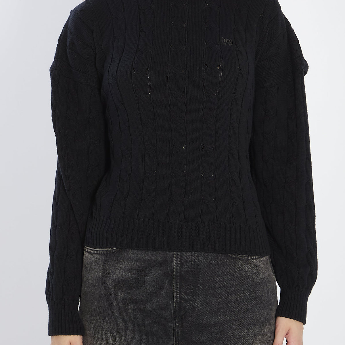 BALENCIAGA Oversized Logo Sweater - Size S