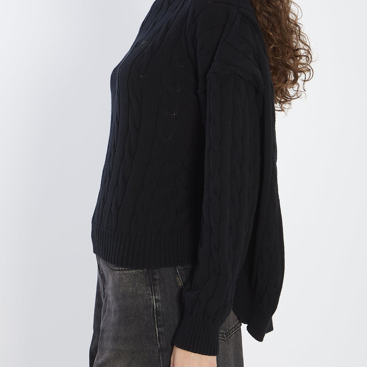 BALENCIAGA Oversized Logo Sweater - Size S