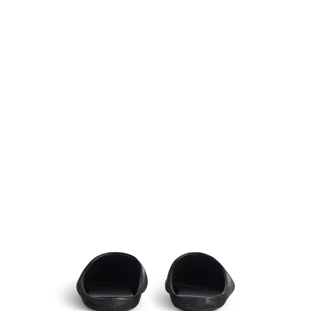 BALENCIAGA Men's Slip-On Sandals with Embossed Logo