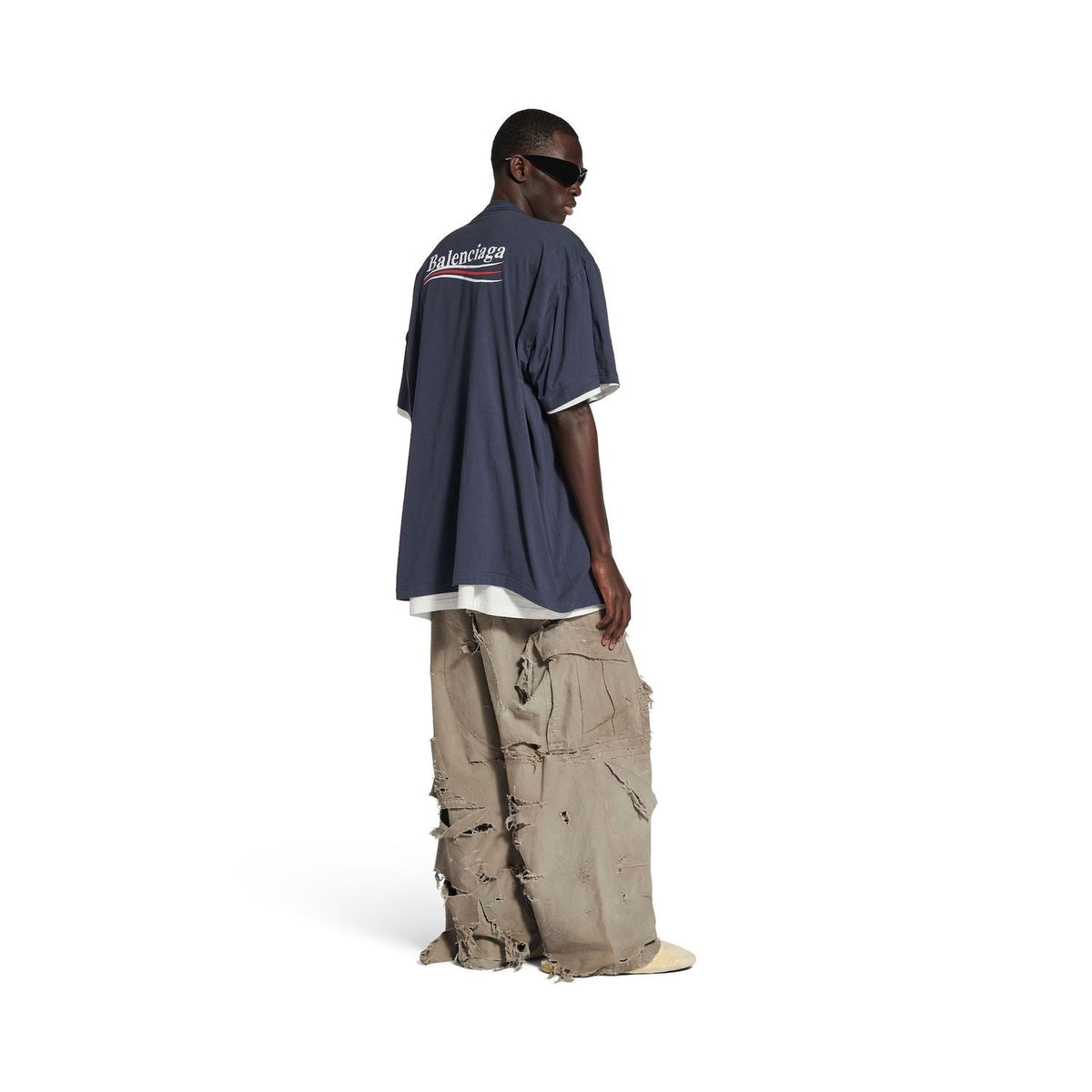 BALENCIAGA Oversized Double T-Shirt
