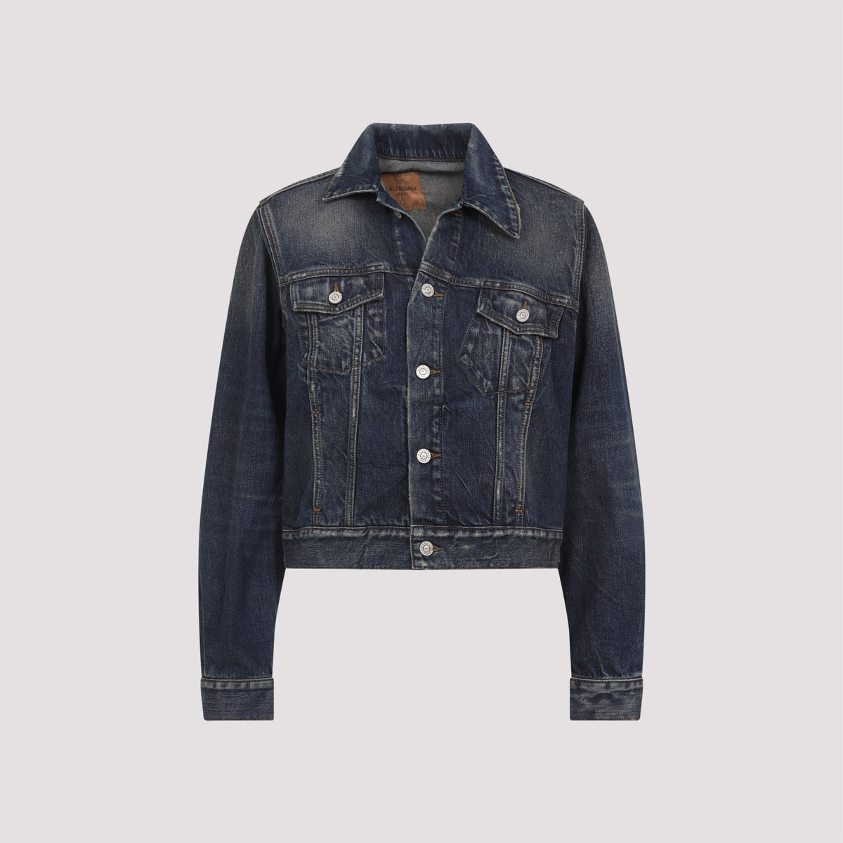 BALENCIAGA Off-Shoulder Cotton Jacket for Women