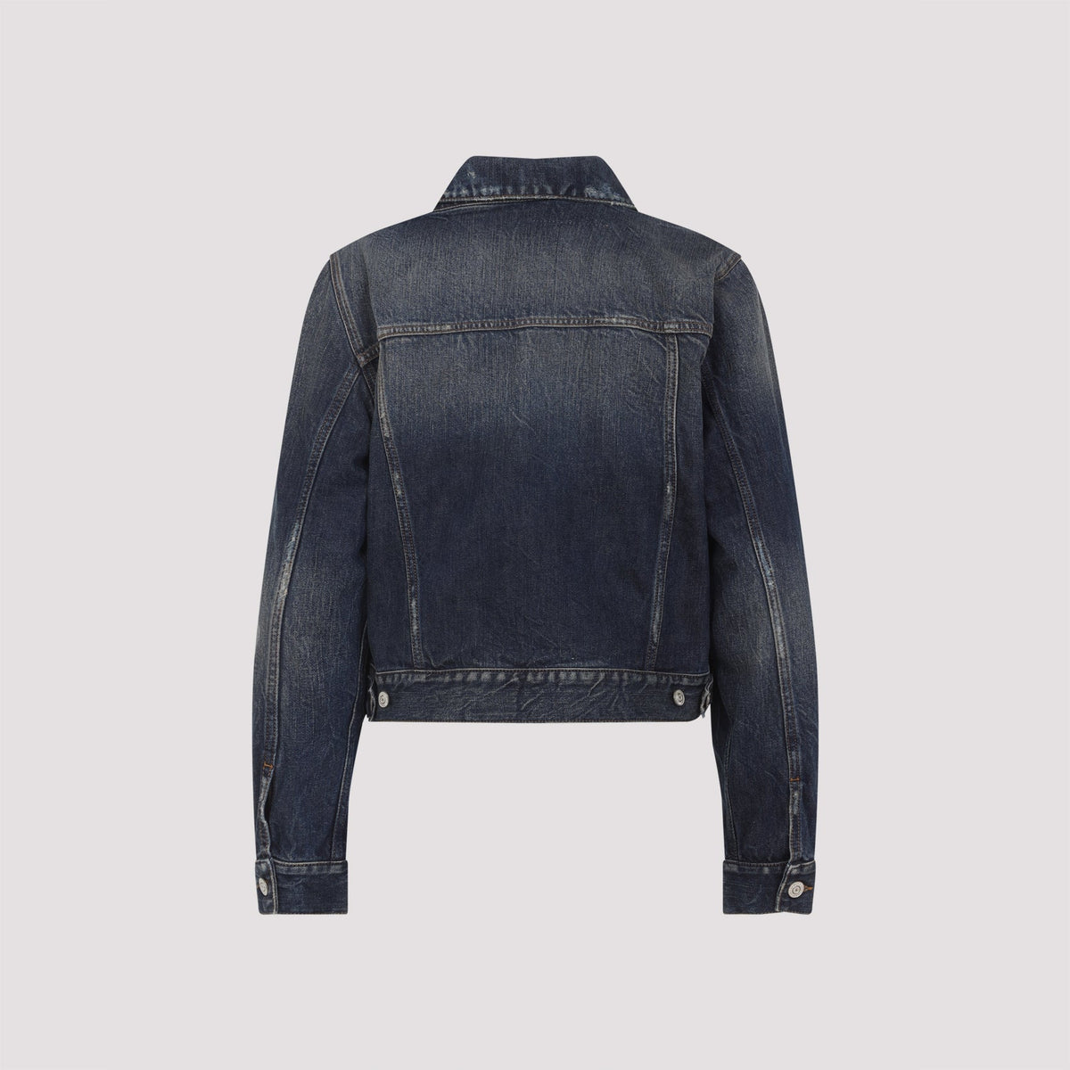 BALENCIAGA Off-Shoulder Cotton Jacket for Women