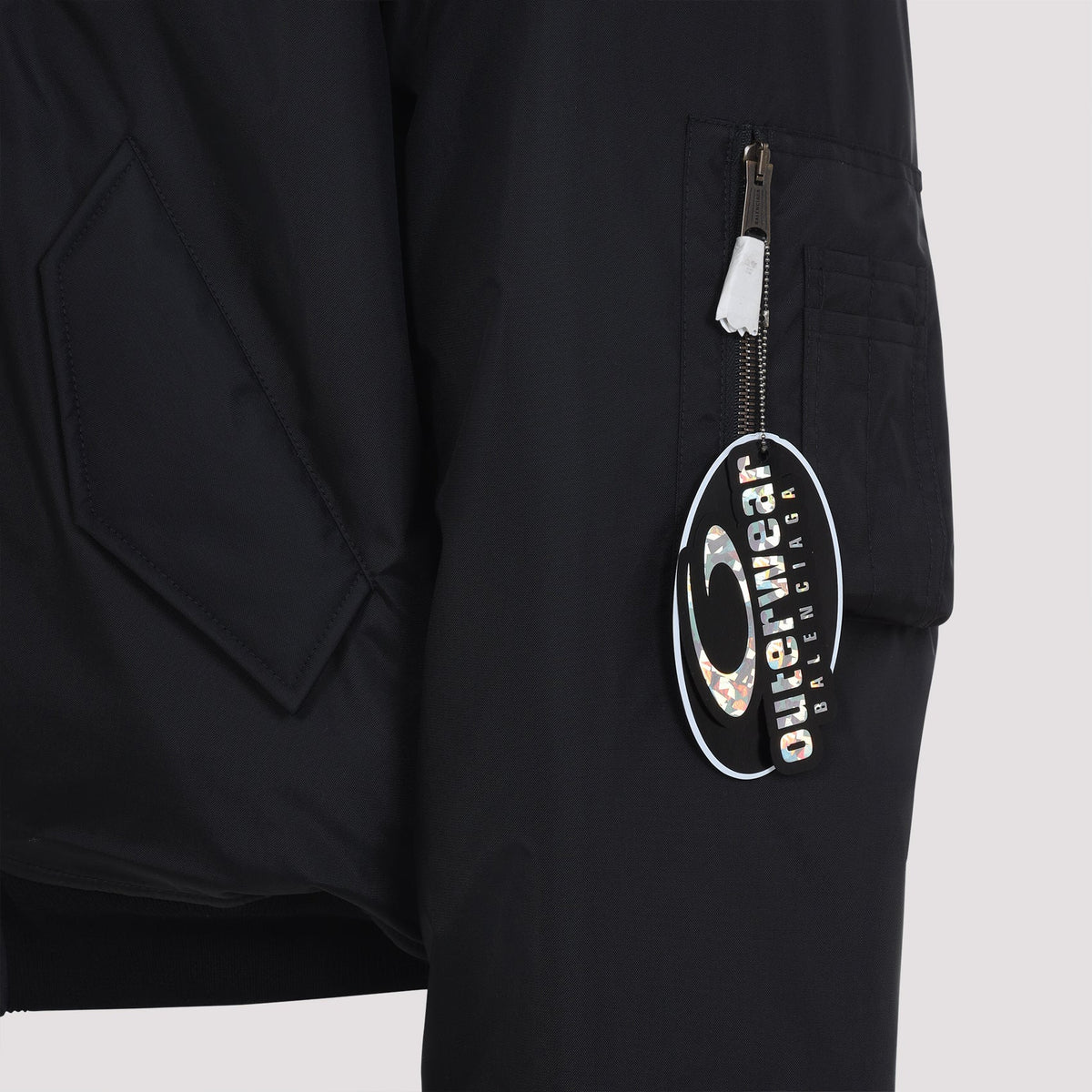 BALENCIAGA Nylon Bomber Jacket for Men - FW25 Collection