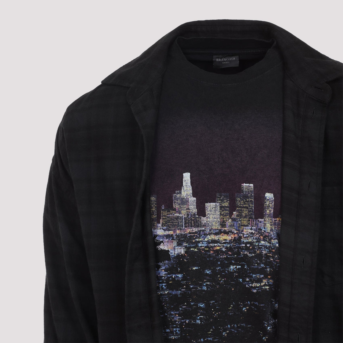BALENCIAGA Layered Long Sleeve Shirt for Men