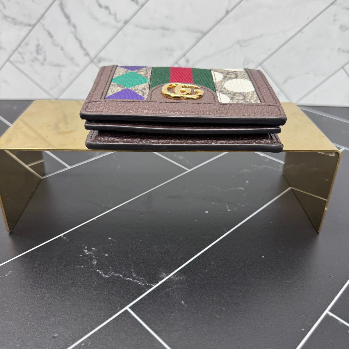 Gucci Marmont Sherry Compact Wallet