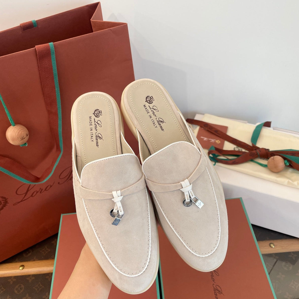 LORO P SUMMER CHARMS LOAFERS