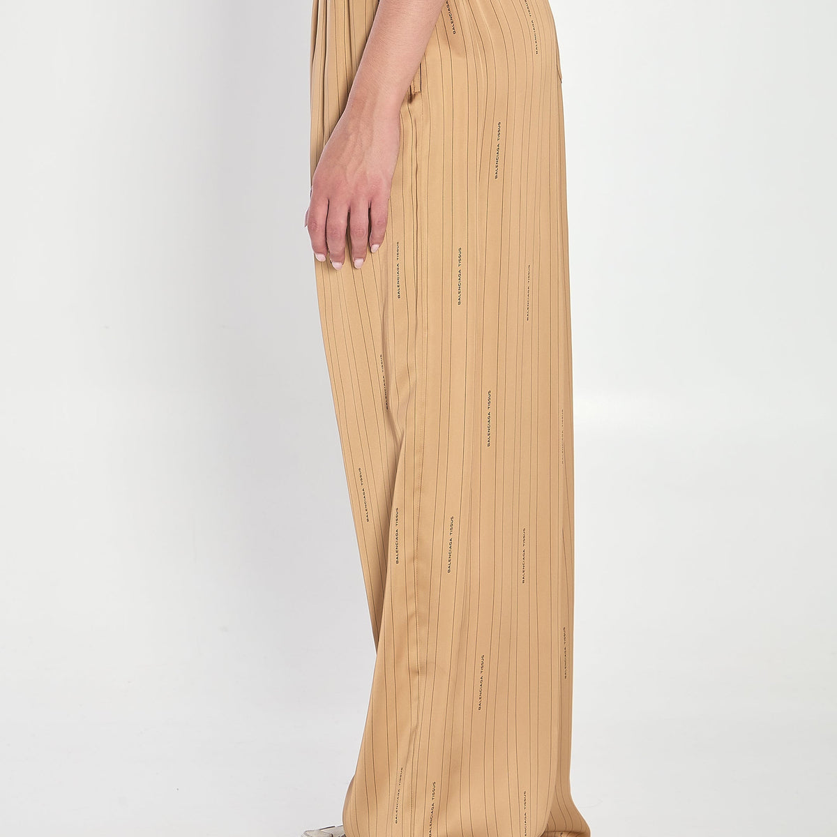 BALENCIAGA Relaxed Fit Satin Trousers - Size 34