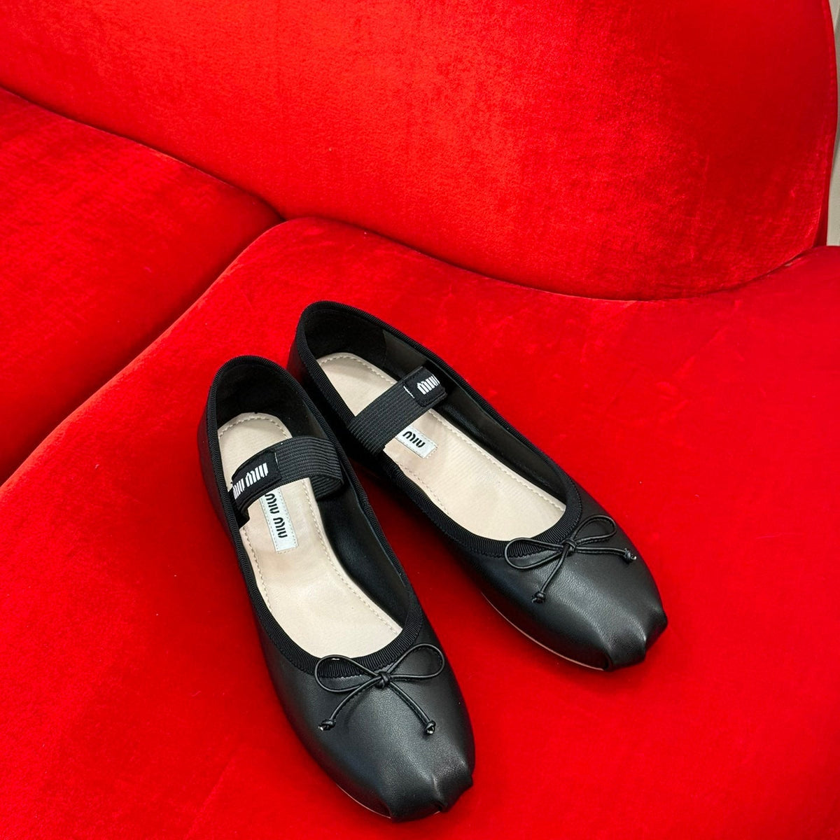 MIU M BALLERINA FLATS