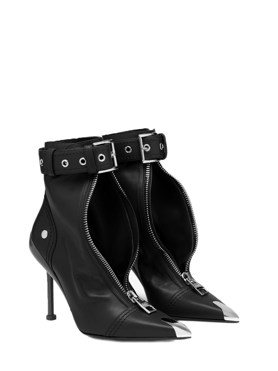 Alexander Mcqueen Women Slash Biker Boot