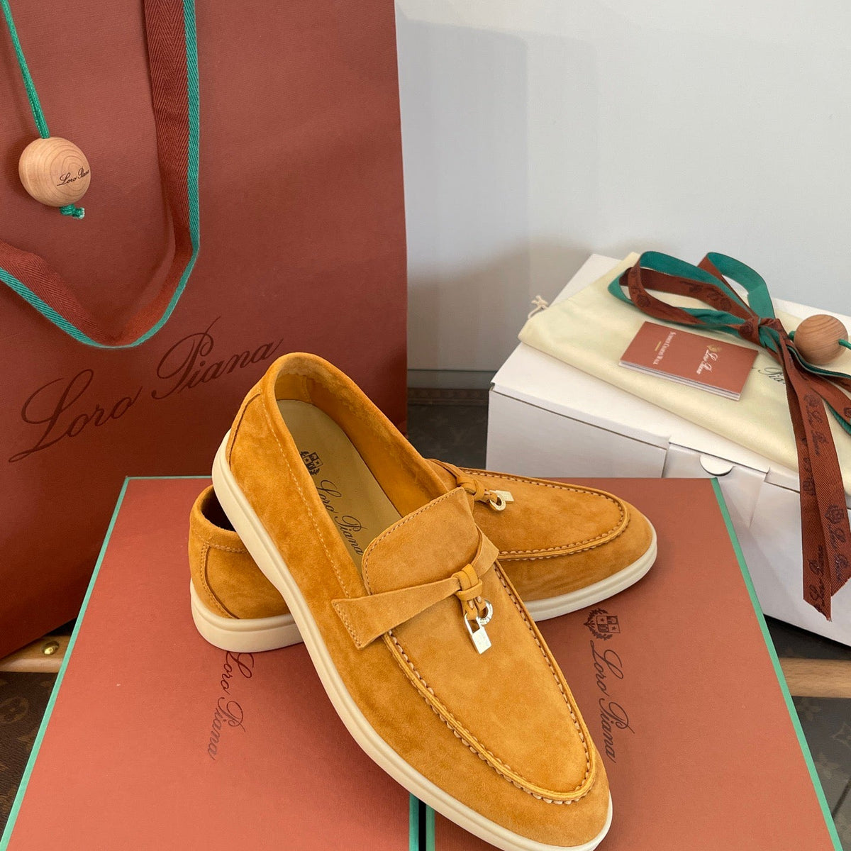LORO P SUMMER CHARMS LOAFERS