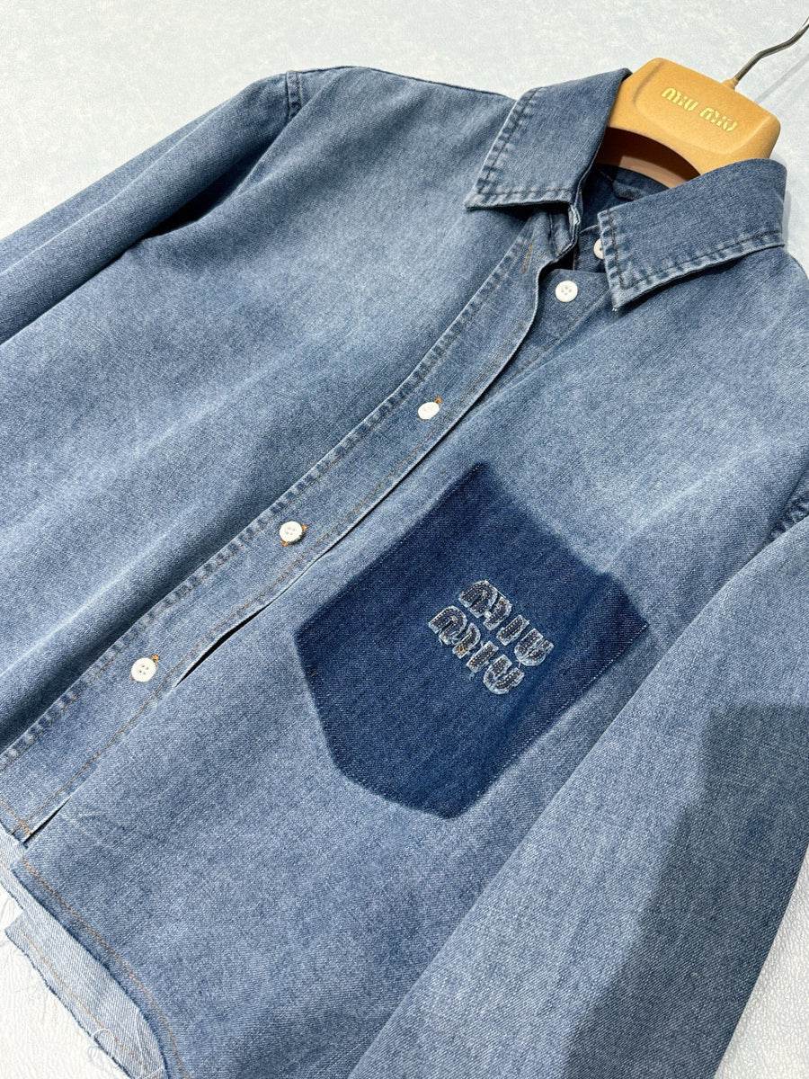 MIU M DENIM SHIRT