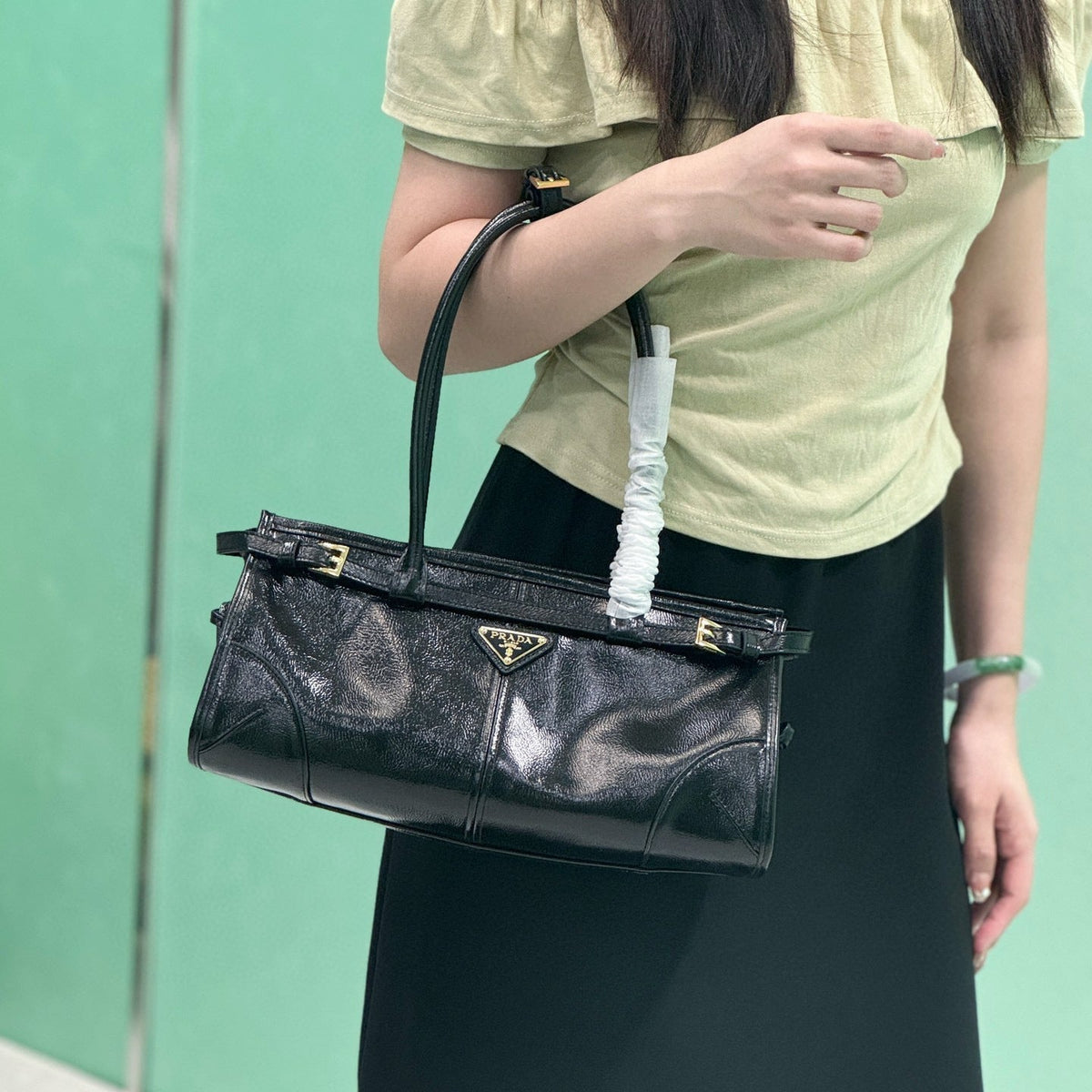 PD MEDIUM LEATHER HANDBAG