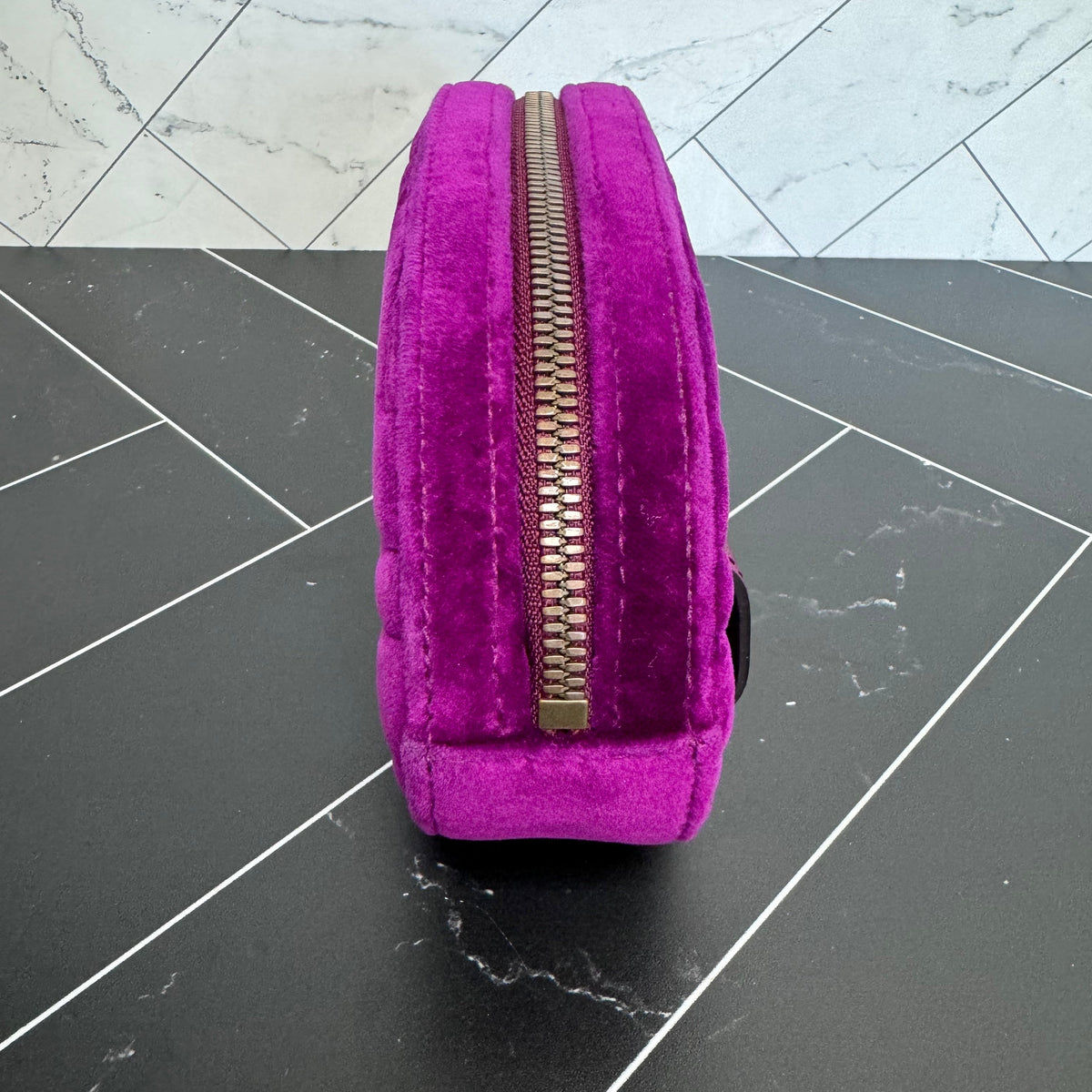 Gucci Purple Velvet Marmont Belt Bag