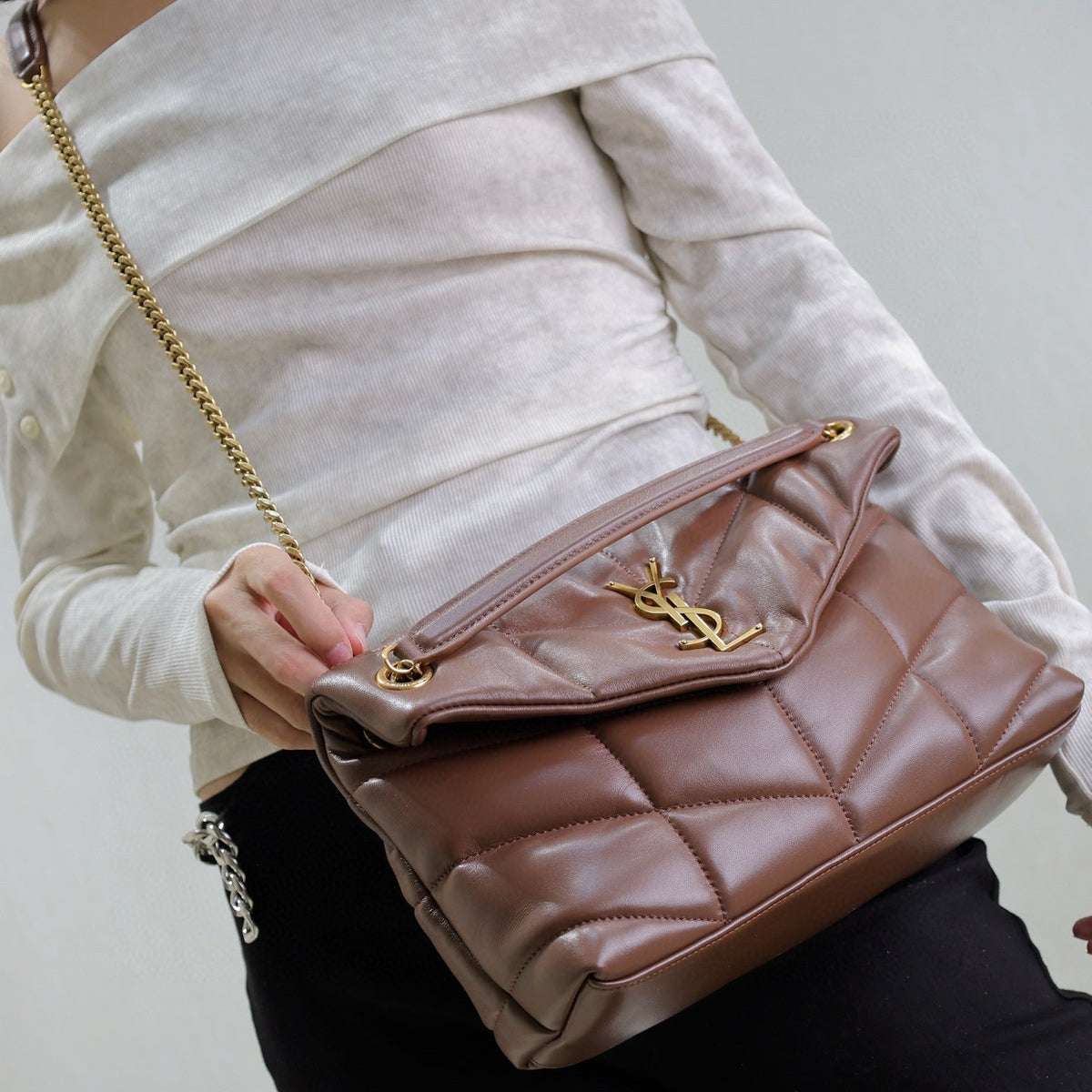 SL LOULOU PUFFER SMALL BAG