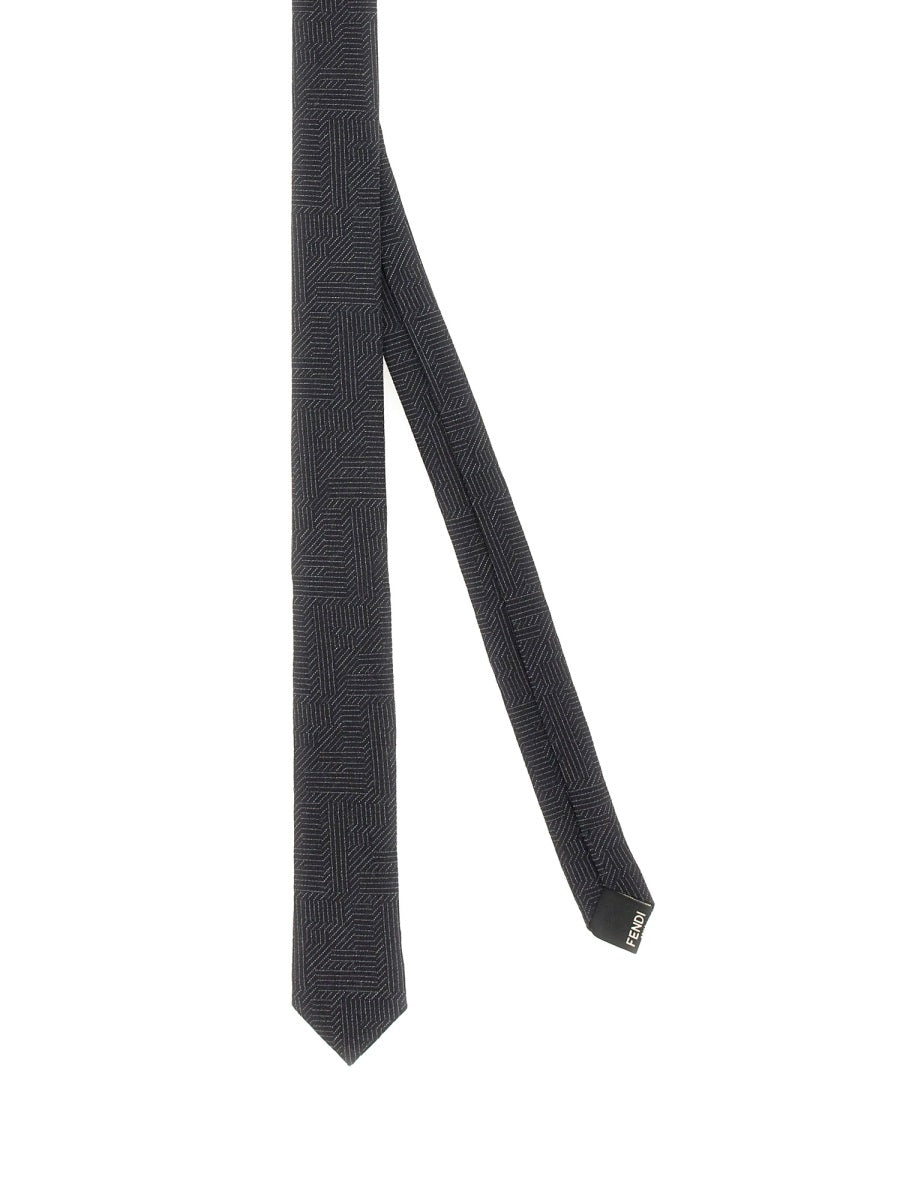 Fendi Men Wool Tie
