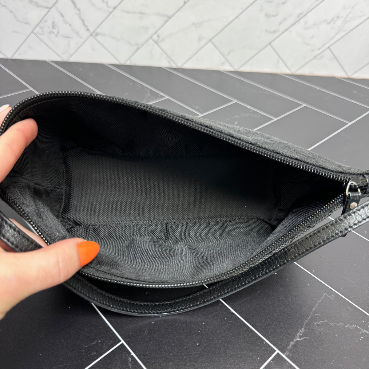 Gucci Black Canvas Handbag