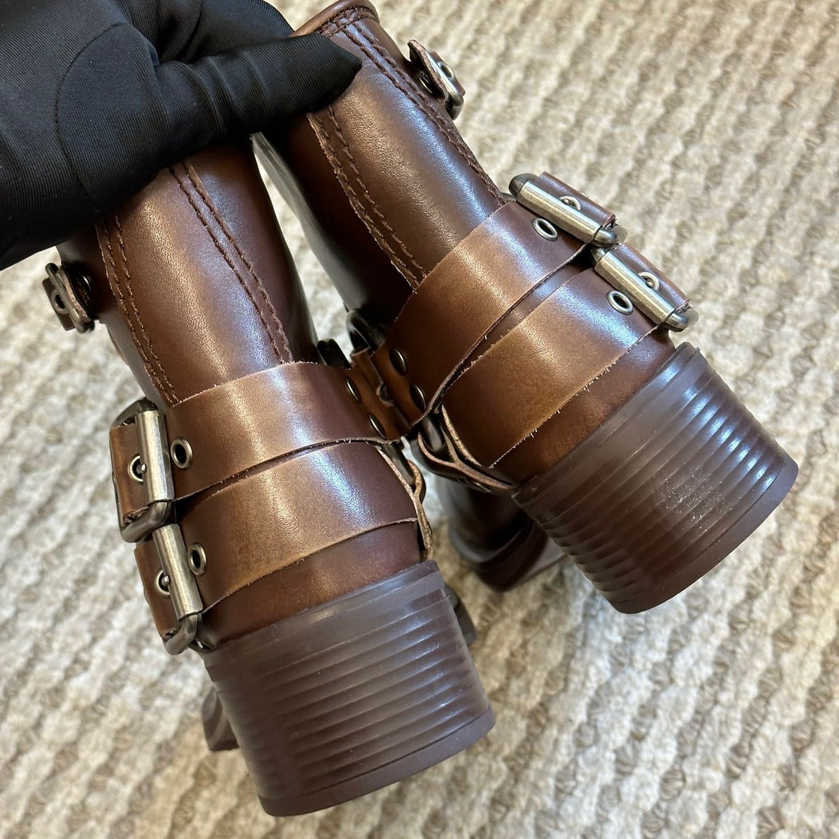 MIU M BOOTS