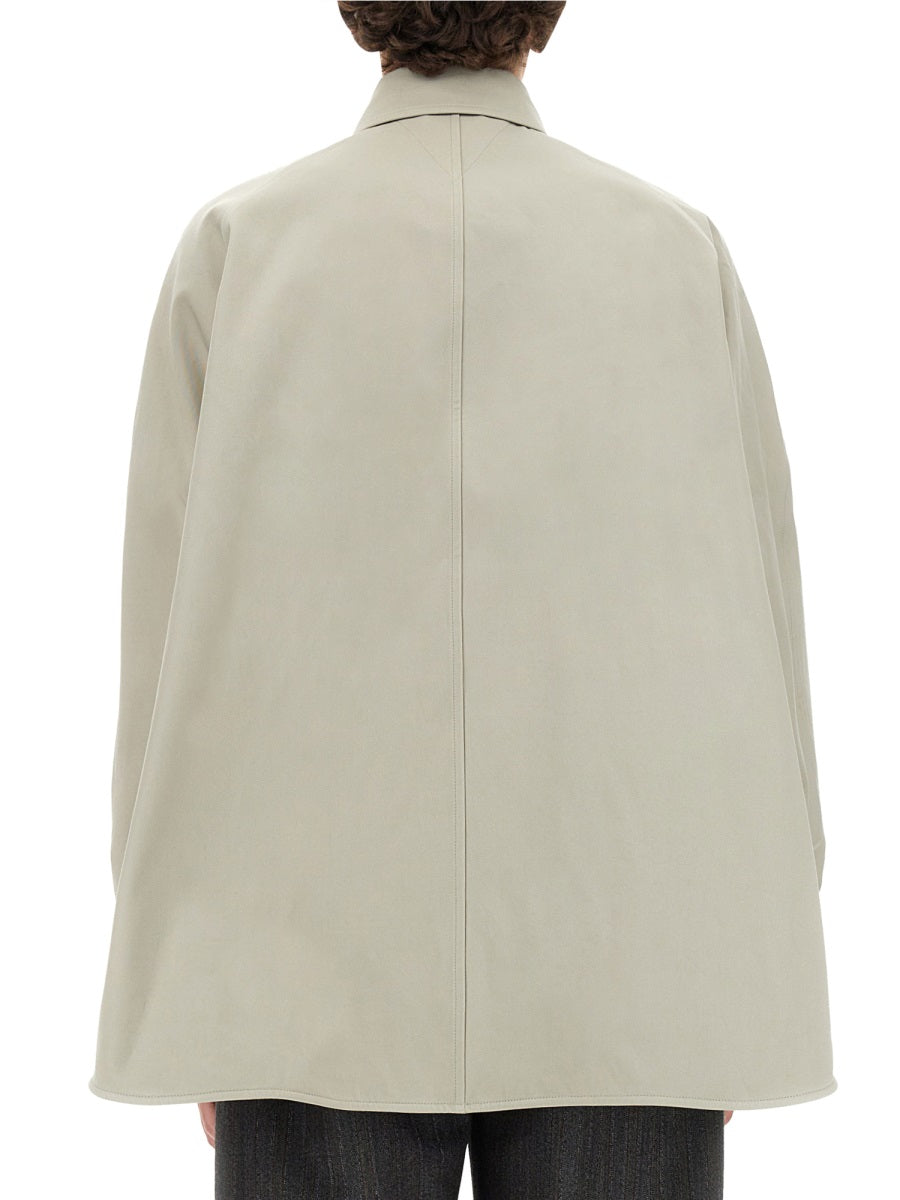 Bottega Veneta Men Cotton Twill Over Shirt