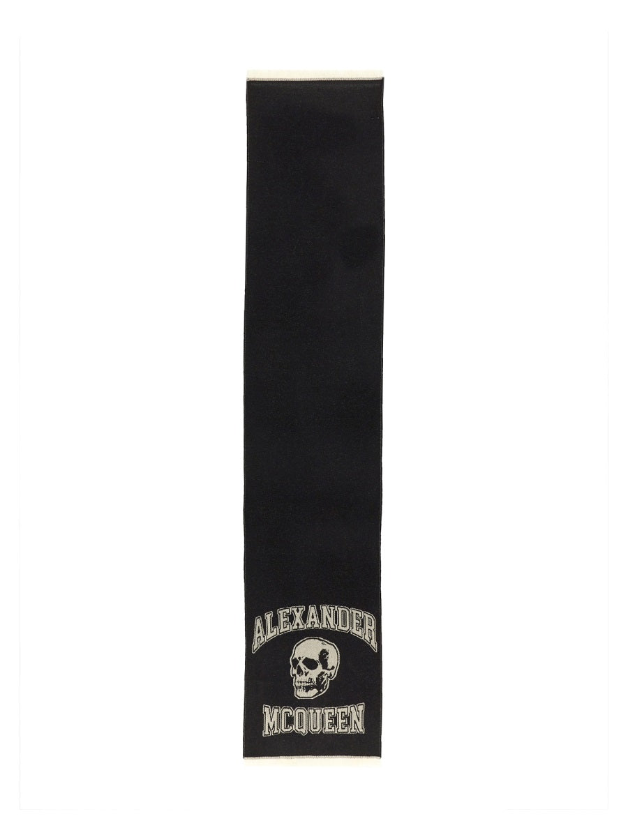 Alexander Mcqueen Men Skull Scarf