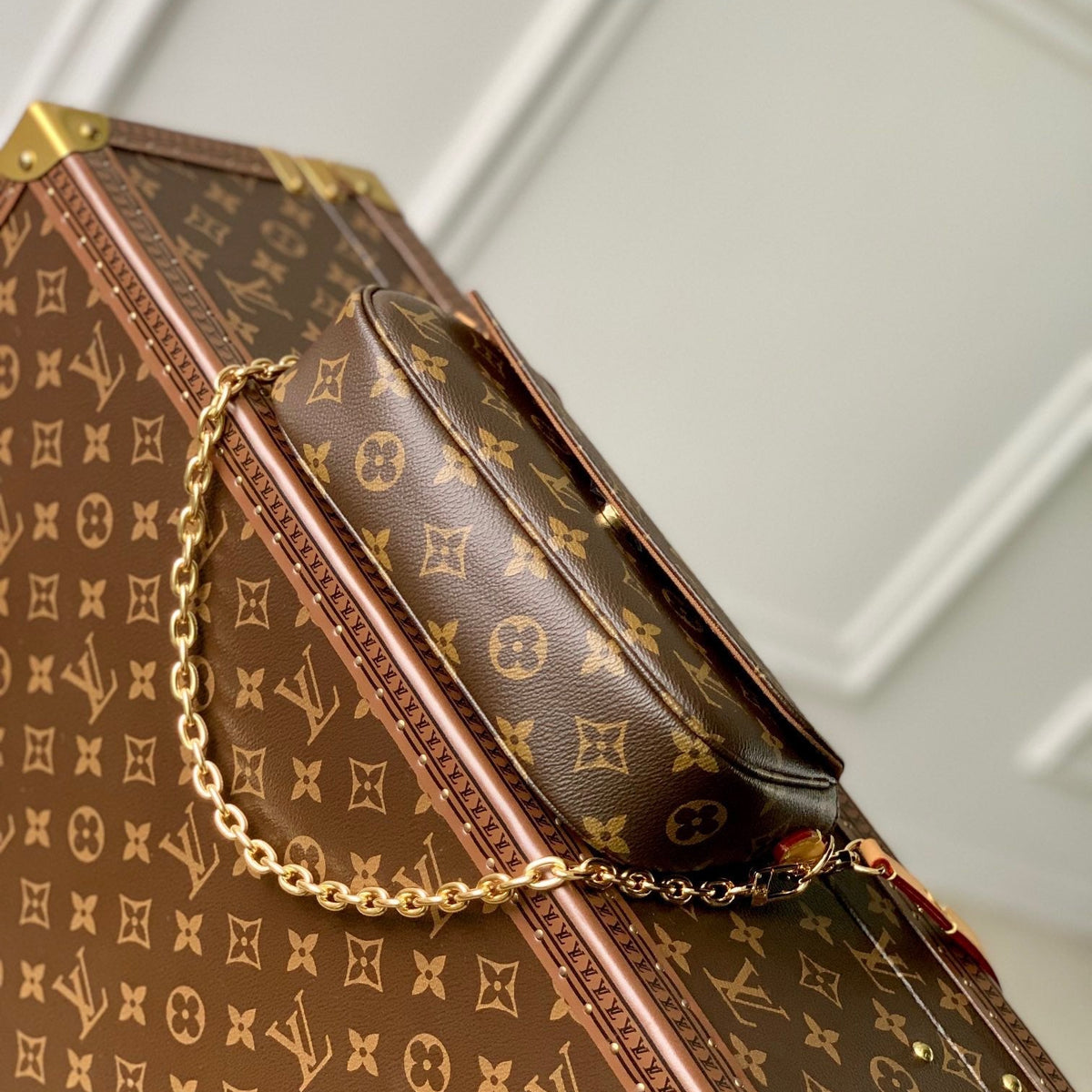 LOU IVY WALLET ON CHAIN BAG