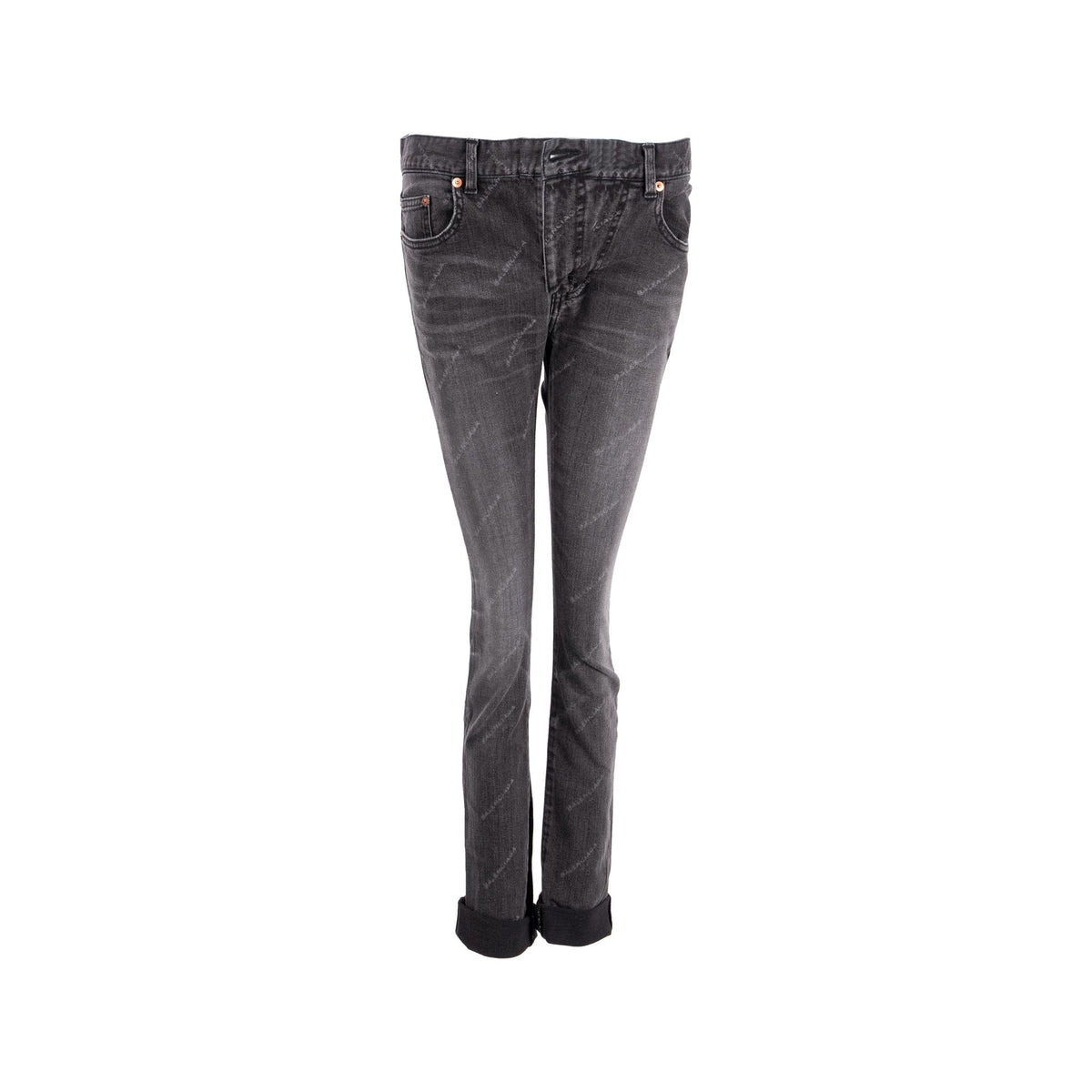 balenciaga Size 26 Denim Jeans Cotton Black