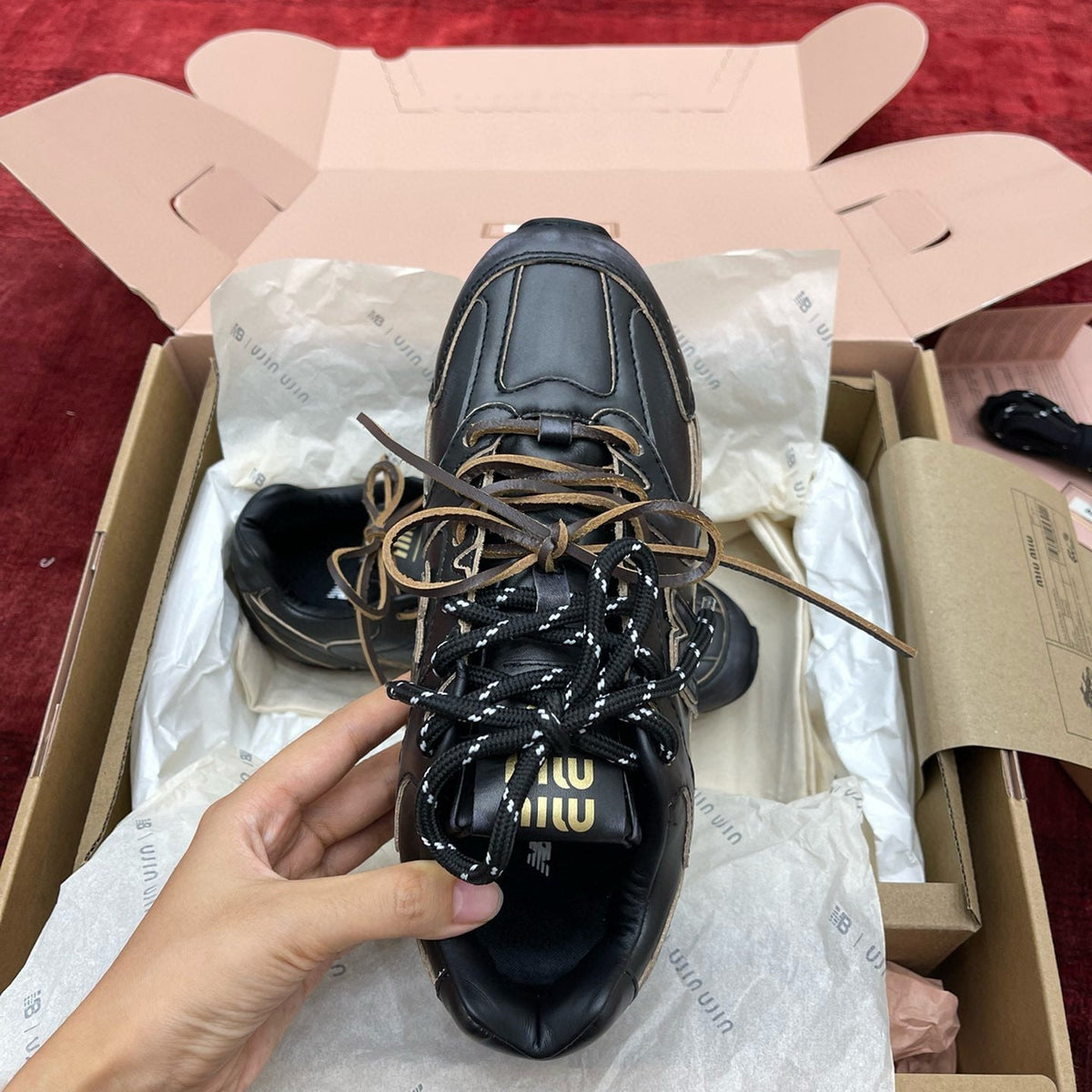 MIU M x NEW BALANCE TRAINERS