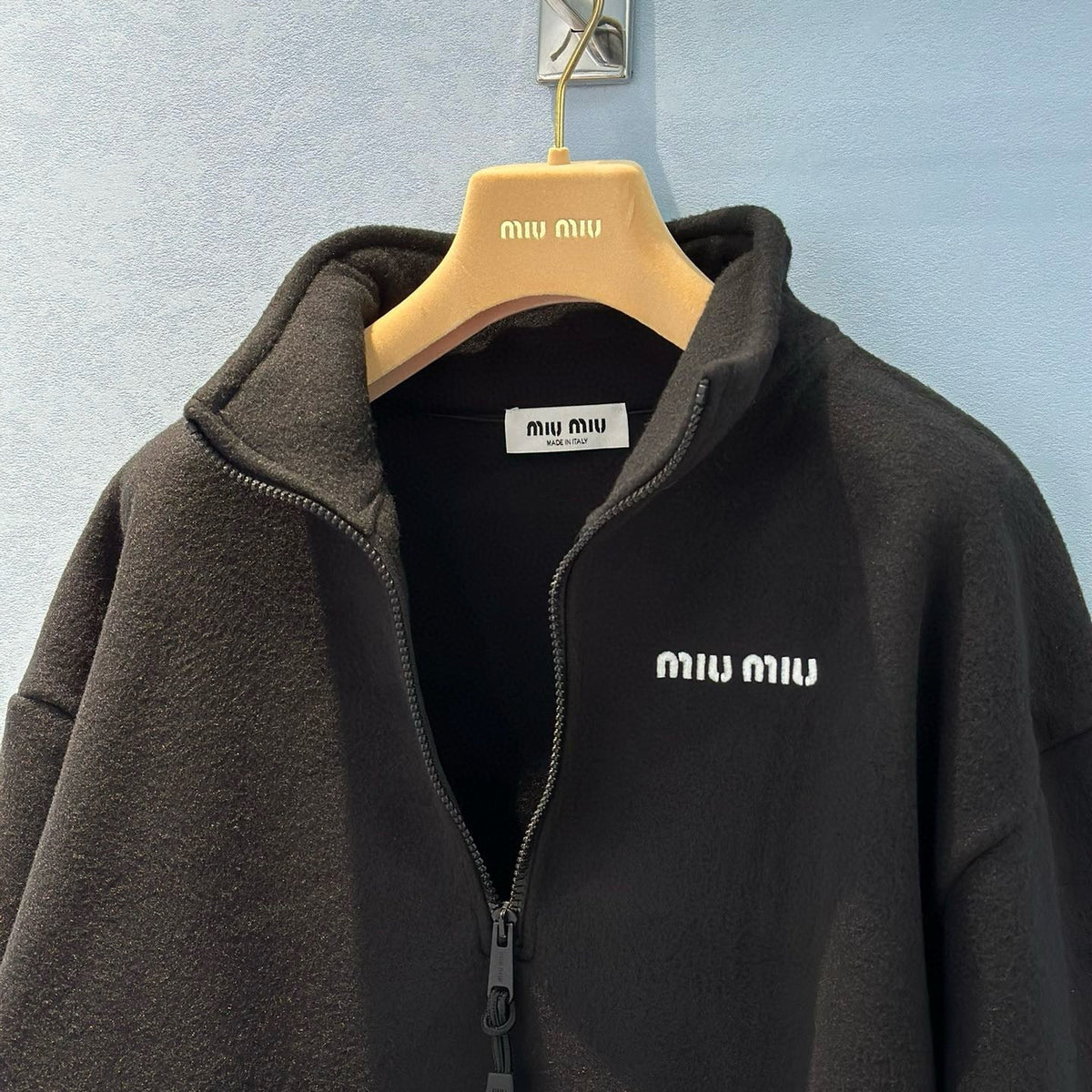 MIU M FLEECE JACKET