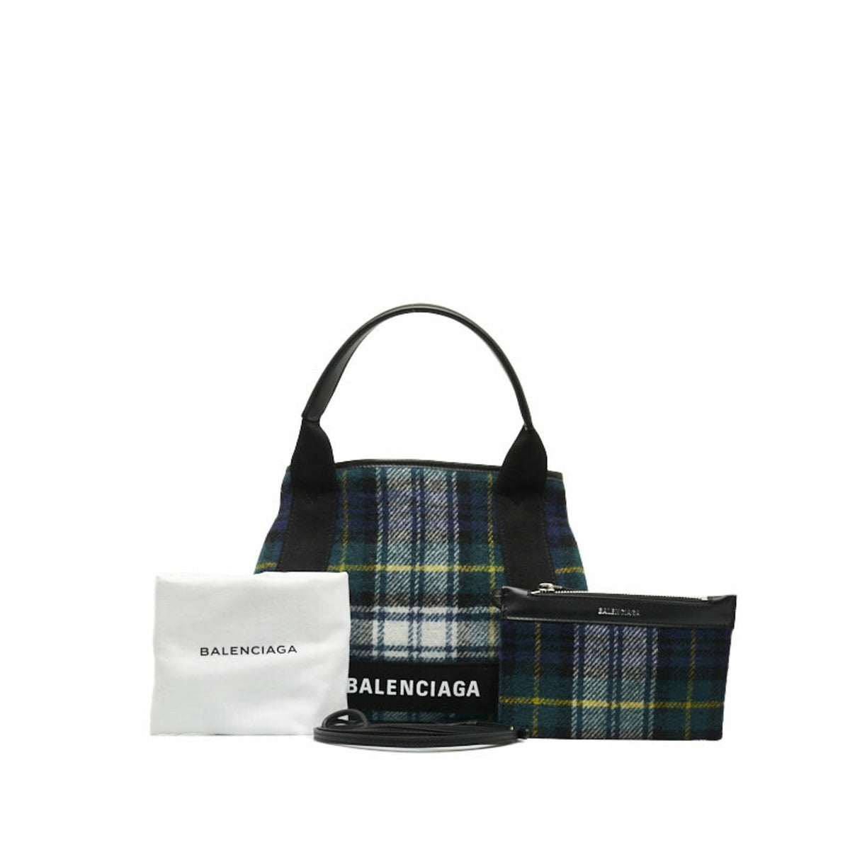 balenciaga Navy Cabas Tote