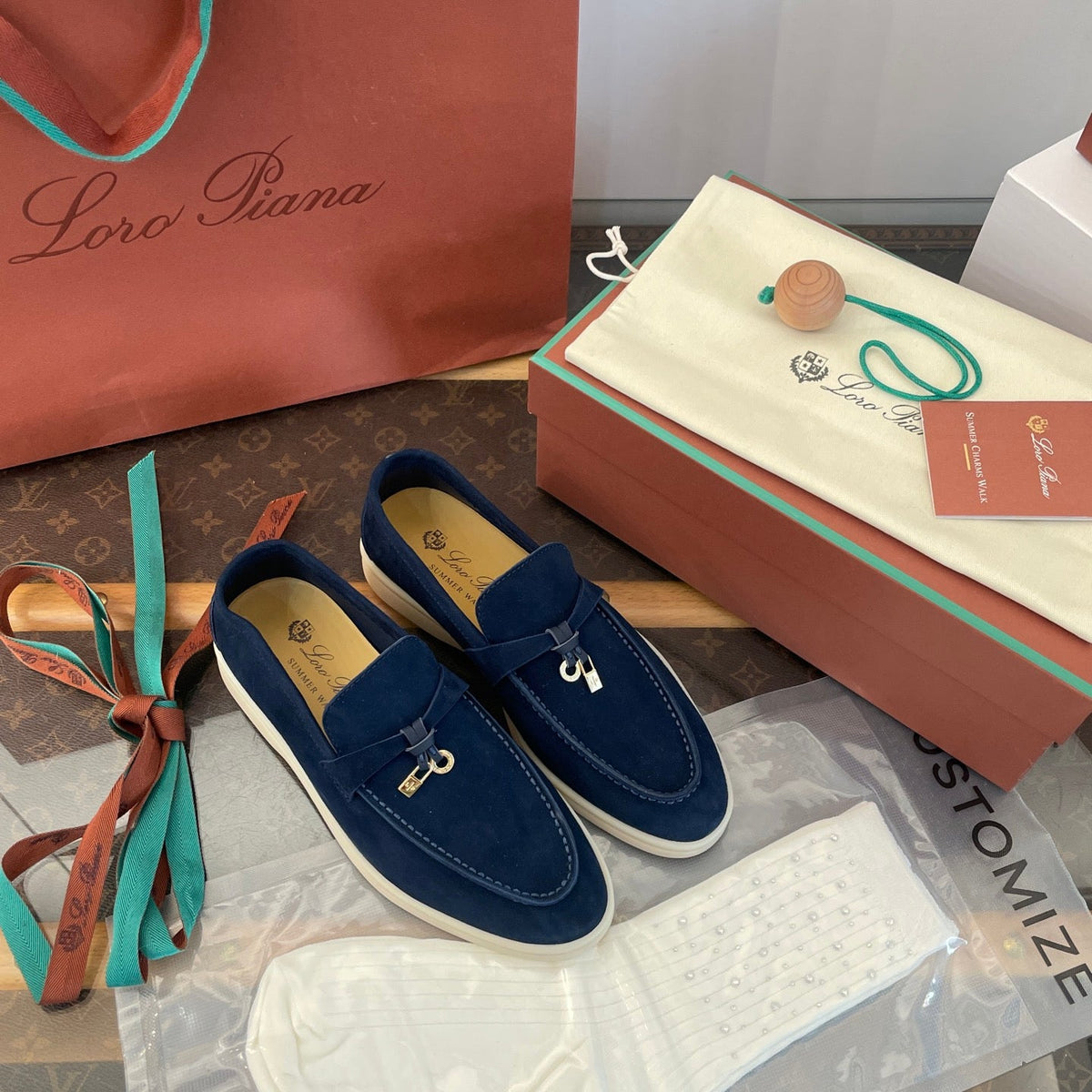 LORO P SUMMER CHARMS LOAFERS