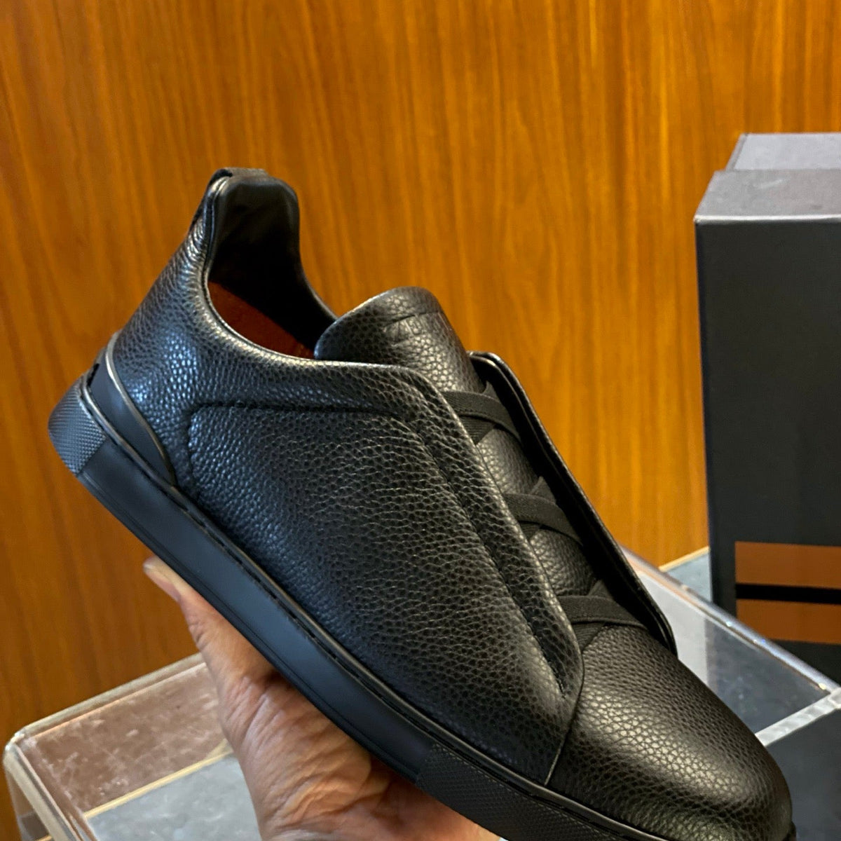 ZEGN TRIPLE STITCH SNEAKER