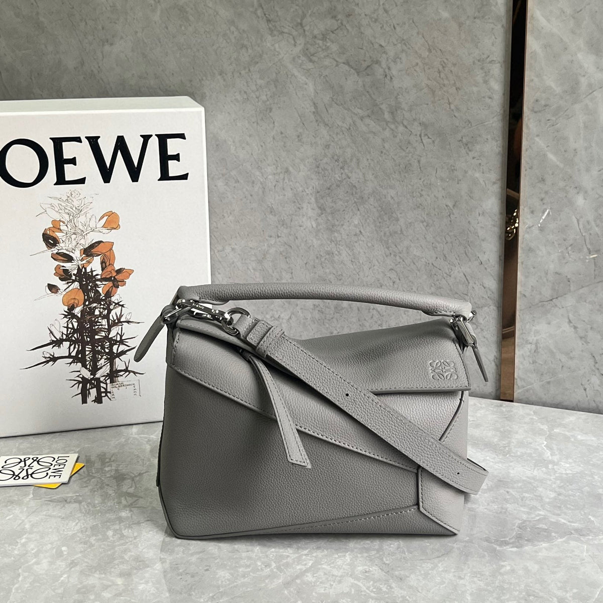 LOEW SMALL PUZZLE EDGE BAG