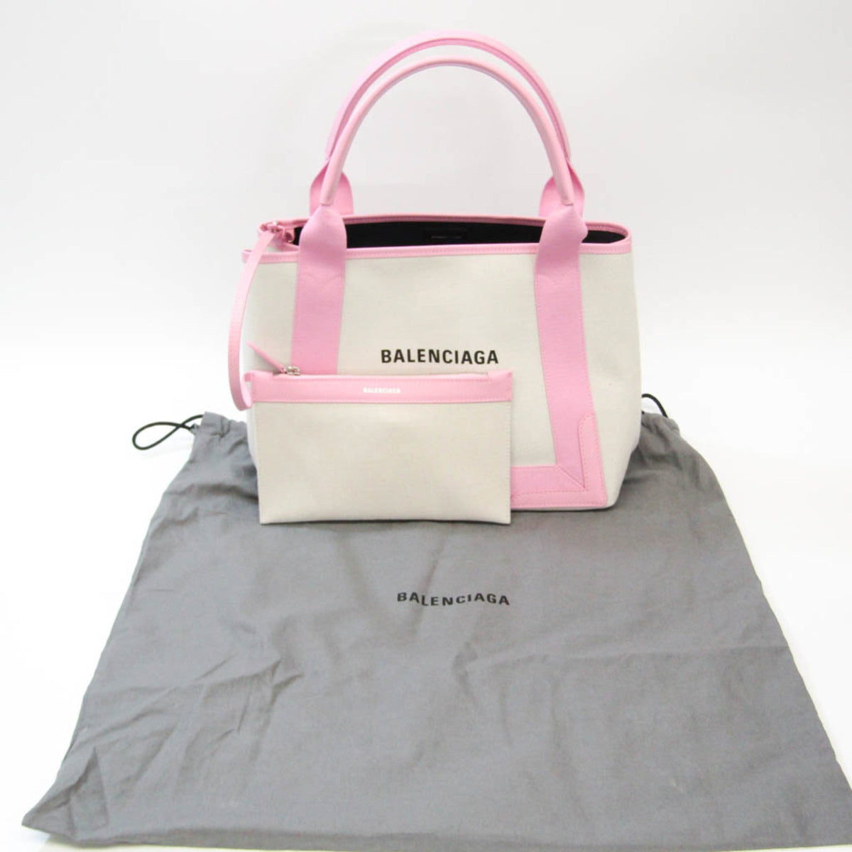 balenciaga Navy Cabas Handbag