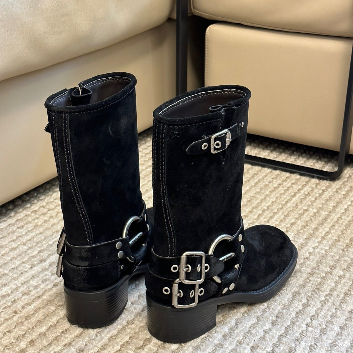 MIU M BOOTS