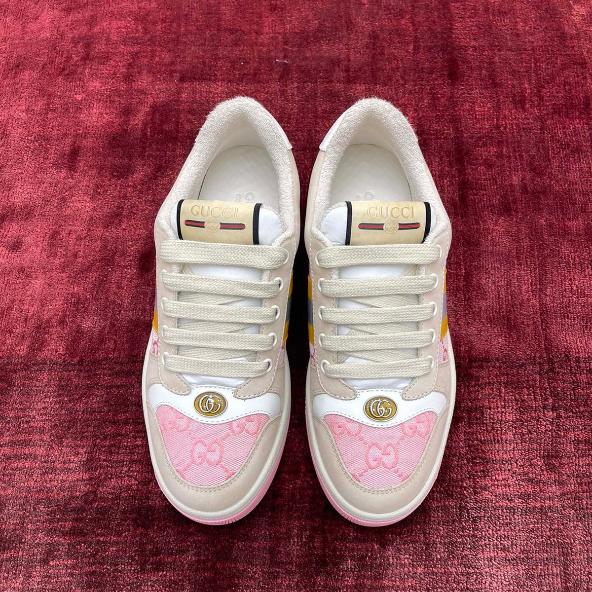 GG SCREENER LEATHER SNEAKERS