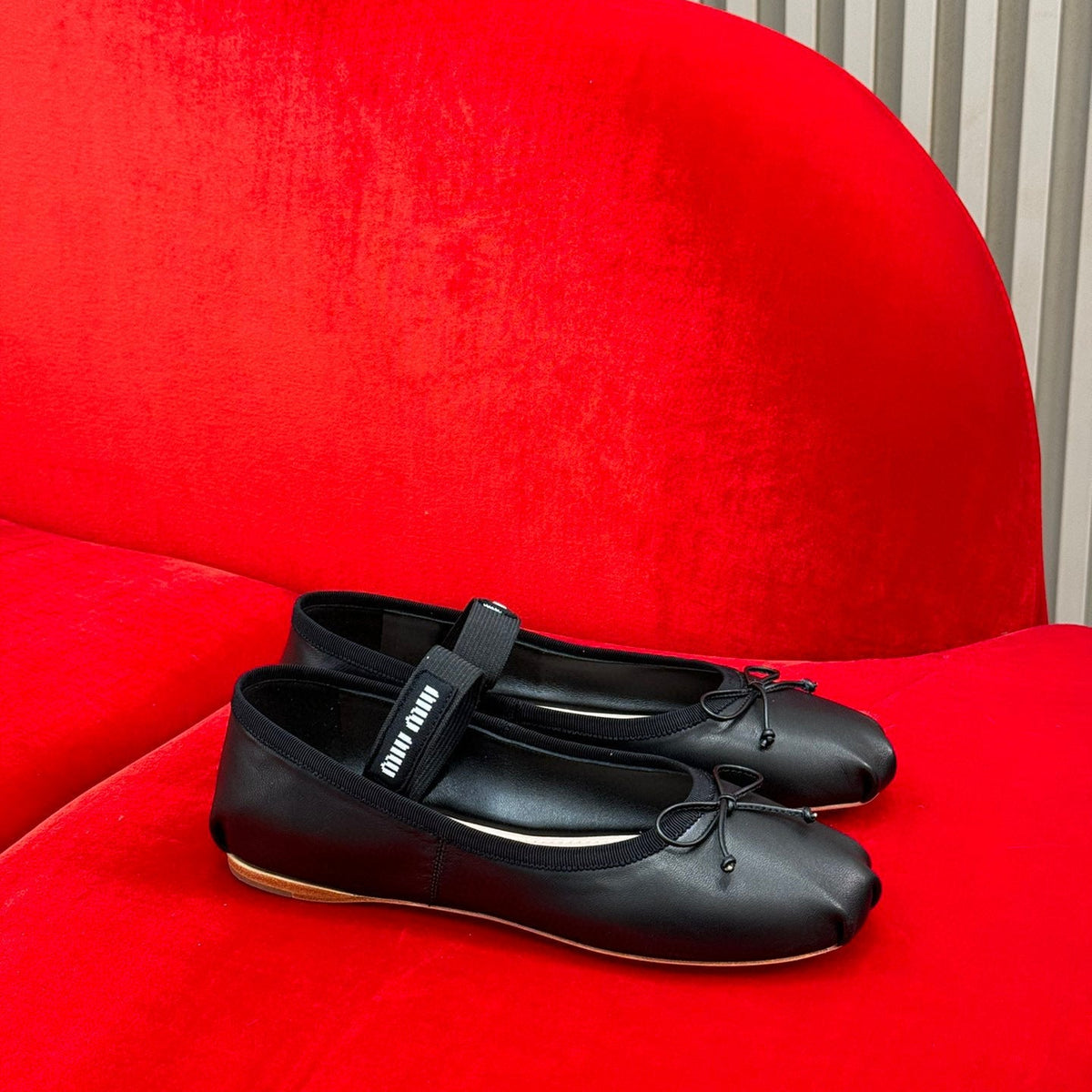 MIU M BALLERINA FLATS