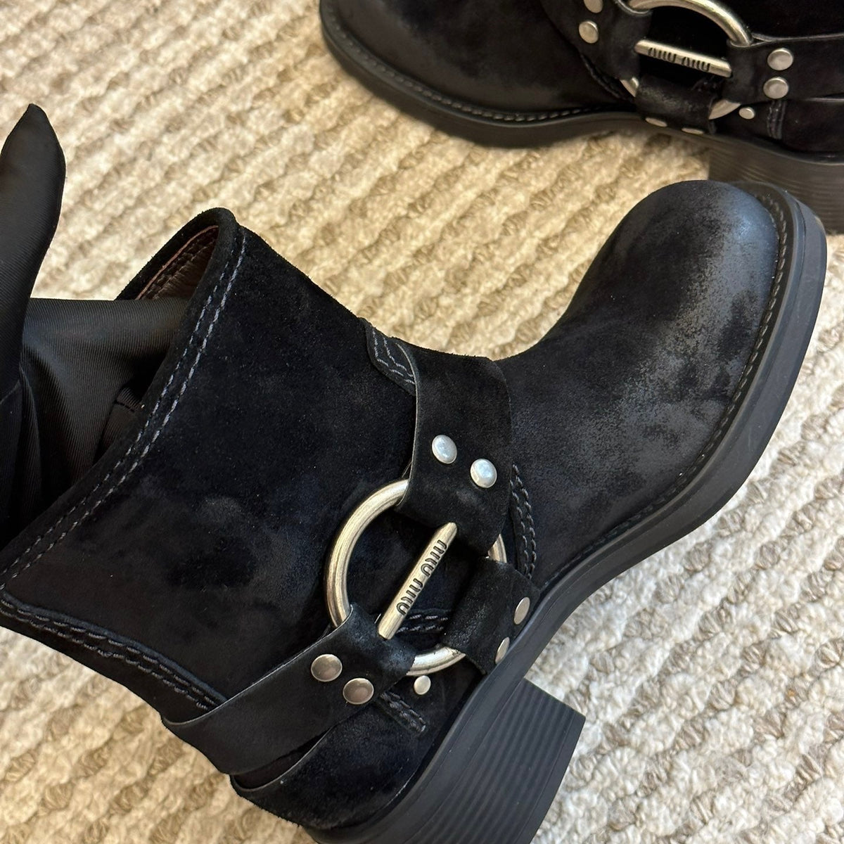 MIU M BOOTS